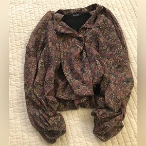 KOURT floral cropped top WORN ONCE